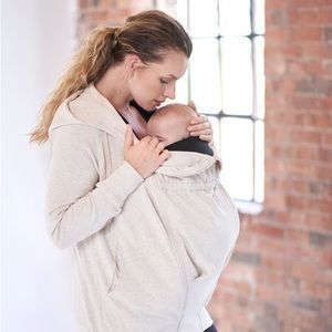 Seraphine cotton 3 to 1 hoodie Size Large in Cream